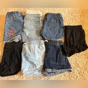 6T Girls Shorts Bundle - 7 Pieces